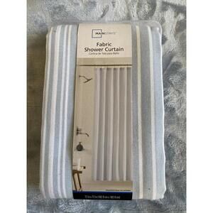 Mainstays Fabric Shower Curtain 72x72 Inches